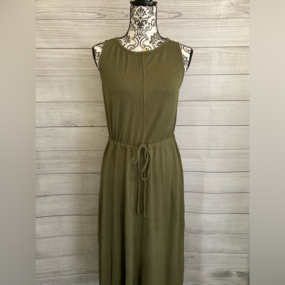 The Limited | Olive Green Sleeveless Maxi Dress